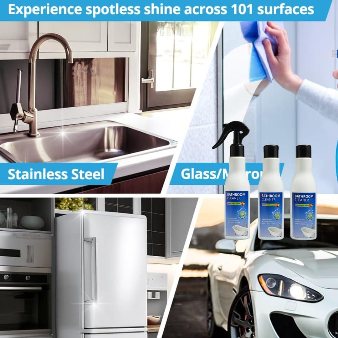 Bathroom Toilet Tiles Wall Glass Stains Remove Liquid