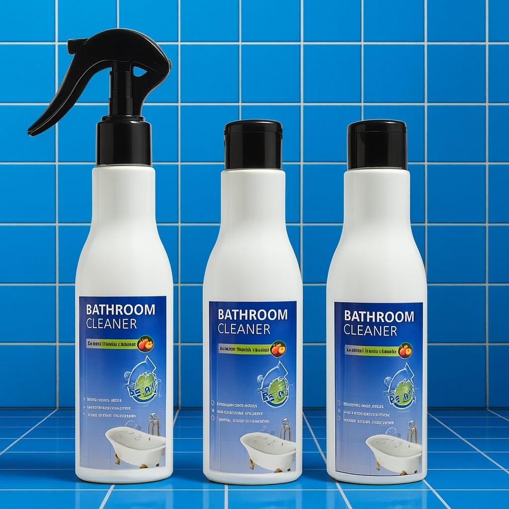 Bathroom Toilet Tiles Wall Glass Stains Remove Liquid