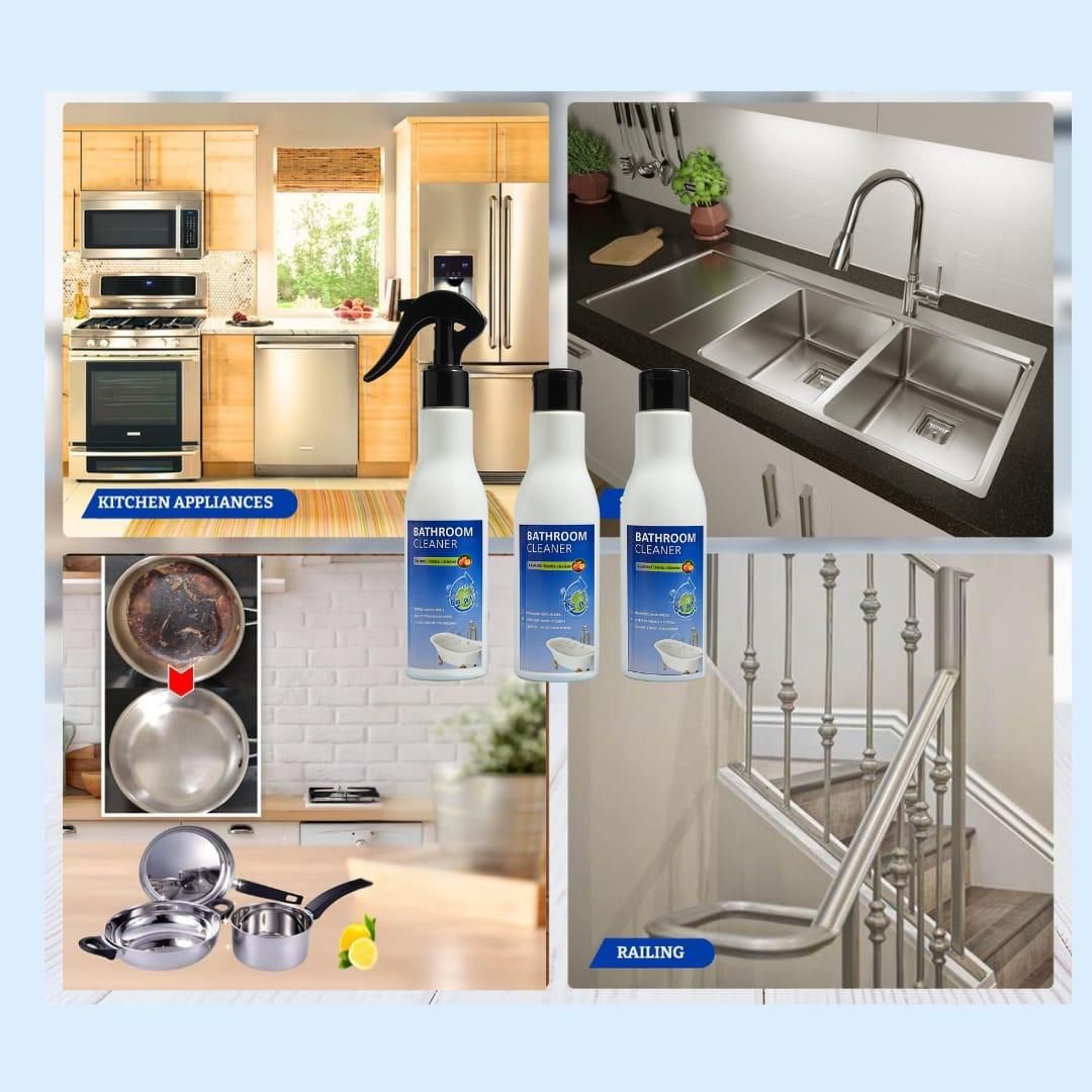 Bathroom Toilet Tiles Wall Glass Stains Remove Liquid